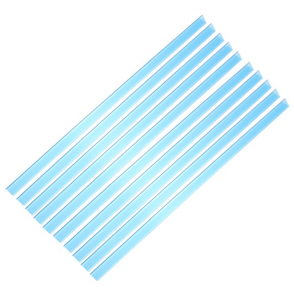 10-Pack Transparent A4 Report Slide Binders with Pull Rod Clips for Office Organization and Document Storage