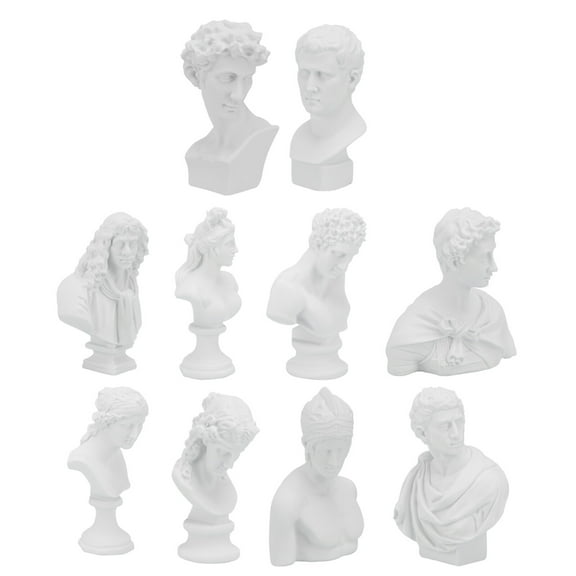 Resin Plaster Figurine Ornaments for Home Decoration, Coffee Table Display, Mannequin Character Sketch Sculptures