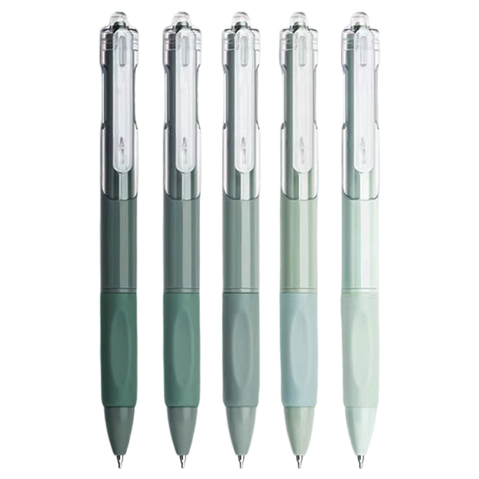 10 Pcs Retractable Gel Ink Pens, 0.7mm Fine Point Writing Pens, Refillable Gel Pens, Nice Gifts Fun Pens for Writing Journaling Taking Notes Office Supplies, 6.14 inch