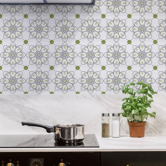 10 Pcs Retro French Style 6x6 Peel and Stick Backsplash Tile Stickers Waterproof Self Adhesive Decals-10pcs-c