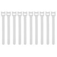 thumbnail image 1 of 10 Pcs Reusable Cable Ties, Adjustable Cord Straps, Wire Organizer Cord Wrap and Hook Loop Cable Management for Household Appliance Wiring, 0.59x5.9 Inch, 1 of 9