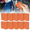 thumbnail image 1 of 10 Pcs Reusable Foam Pet Hair Remover for Laundry, Dog Cat Hair Remover Lint Remover Sponge for Washing Machine, Soft Sponge Pet Hair Cather Zapper Pad for Hair, Fivers, Fur, Debris & Dander, Orange, 1 of 9