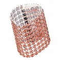 thumbnail image 1 of 10 Pcs, Rhinestone Velcro Sash Clip Napkin Ring - Rose Gold for Wedding, Event, or Home Decor, 1 of 1