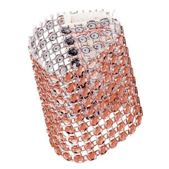 10 Pcs, Rhinestone Velcro Sash Clip Napkin Ring - Rose Gold for Wedding, Event, or Home Decor