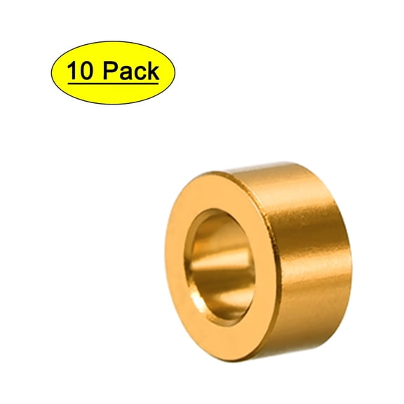 10 Pcs Round Aluminum Standoff Column Spacer 3.1x6x3mm(IDxODxH) Golden Tone for FPV Quadcopter RC Parts DIY