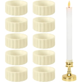 Candle Drip Protectors for Home Use in Clear and Silver Options