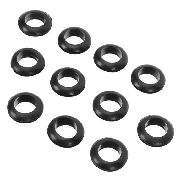 10 Pcs Rubber Drying Rod Hole Protective Sleeve Coat Hanger Protector Clothesline