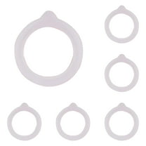 10 Pcs Rubber Seals For Glass Jars,Airtight And Leakproof Silicone Replacement Gasket Sealing Rings For Canning Jars,3.7 Inch Diameter Silicone Gasket Sealing Rings,Elastic And Fits Most Sizes,10 PCS