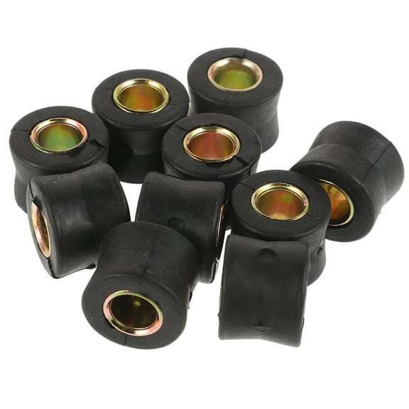 10 Pcs Rubber Shock Absorber Absorbing Bushings Shocks Absorbers Rings Black