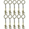 thumbnail image 1 of 10 Pcs  Ruler Keychain Pendant Caliper Key Chain Hanging Ornaments Metal Key Chain, 1 of 6