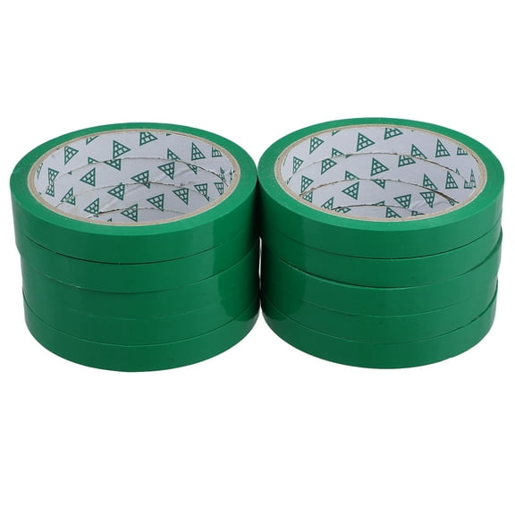 FOMIYES 10Pcs Green Produce Wrapping Tape for Supermarket Use with Reliable Polypropylene Material