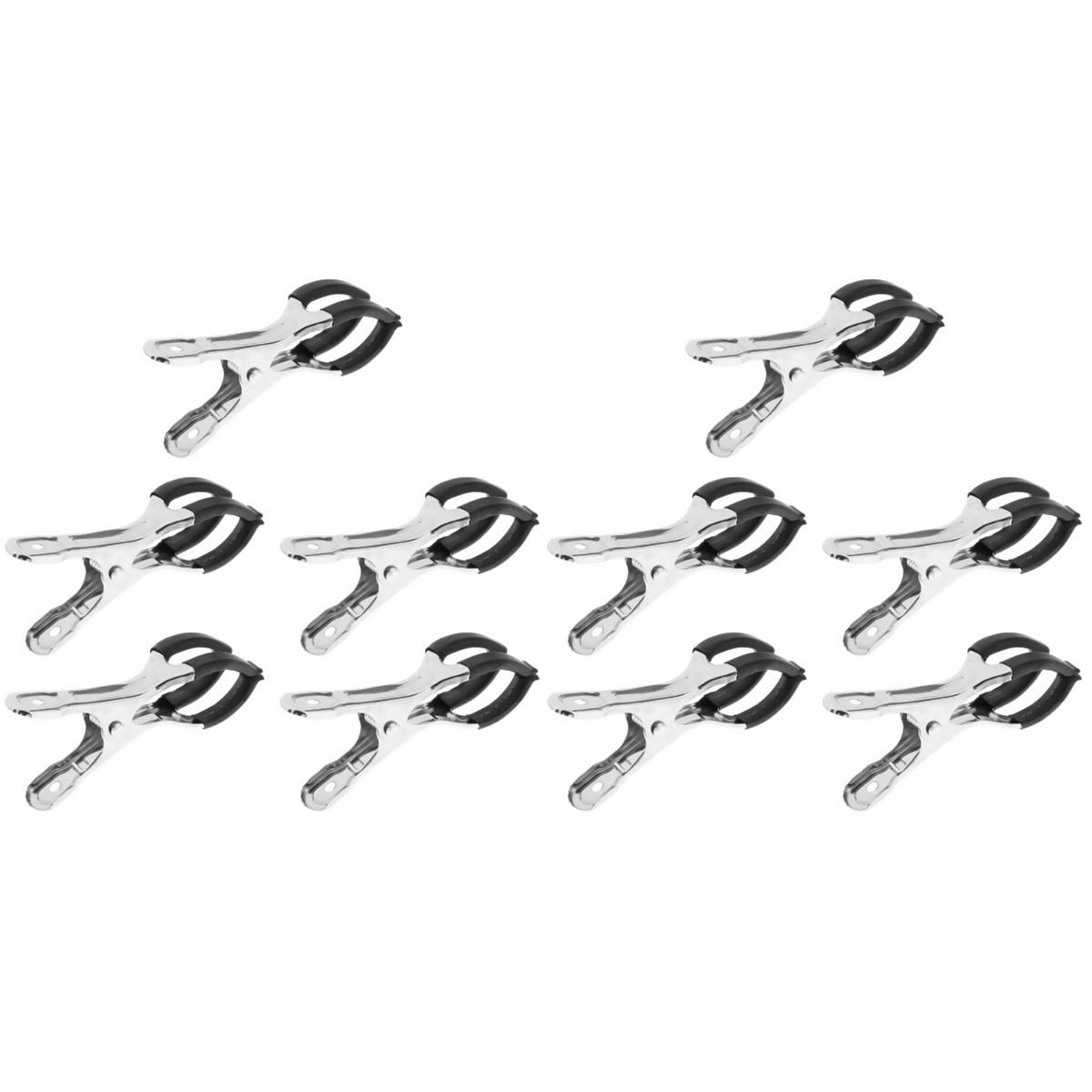 10 Pcs Sax Spacer Clips Pipe Clamp Tools Flute Repairing Part Key