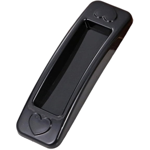 10 Pcs Screen Door Handle Self-Stick Instant Cabinet Handle Plastic Drawer Pulls Helper with Adhesive Door Handle for Kitchen Cabinet Window Sliding Closet, 4.33x1.3 Inch, Black B