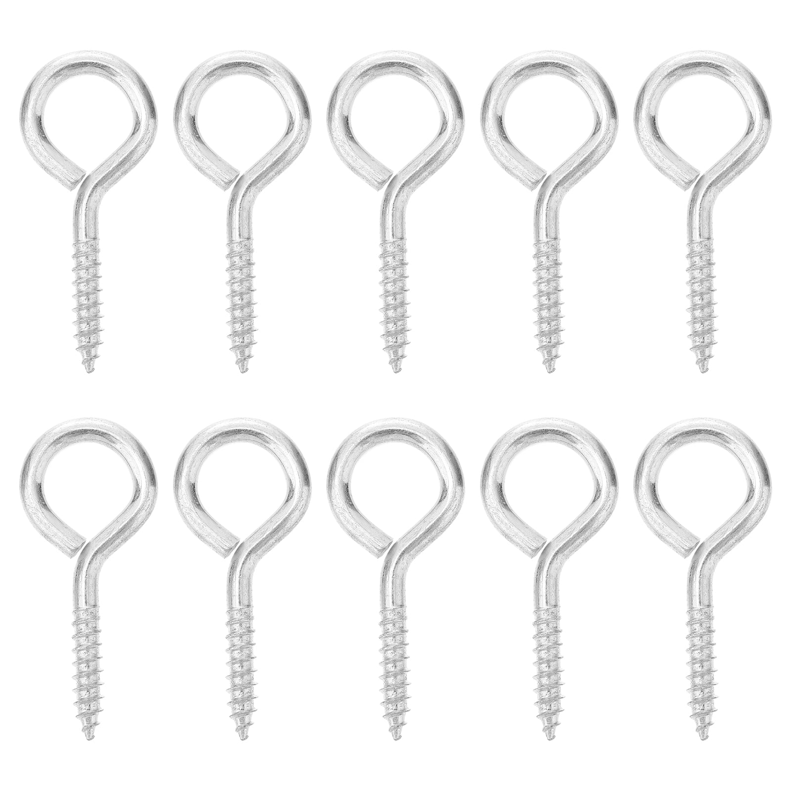 10 Pcs Screw Hooks for Wood Antirust Stainless Steel Bolt Heavy Duty