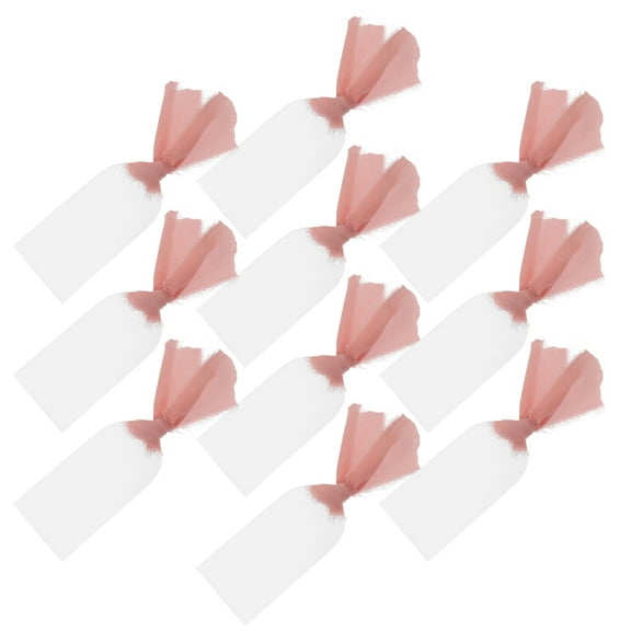 10 Pcs Seat Tag Labels Acrylic Tags with Holes Chair Reserved Sign Reusable Emblems Chairs