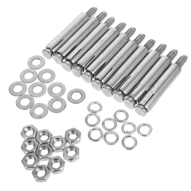 10 Pcs Security Door Screws Steel Countersunk Screws Concrete Wall