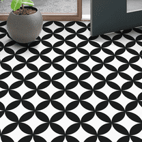 10 Pcs Self Adhesive Vinyl Floor Tiles 7.9 x 7.9 Inch Peel and Stick Waterproof Flooring Planks Non Slip DIY Floor Tiles for Bathroom Kitchen Living Room Covers 4.3 Sq Ft Easy to Install