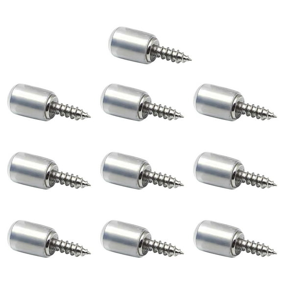 10 Pcs Self Tapping Screws Cabinet Laminate Support, Shelf Pins with Non-Slip Sleeve, Cabinet Shelf Pegs for Kitchen Utensils, Bookcases and Wardrobes, Fixed Support Self-Tapping Cross Screw, Deals!