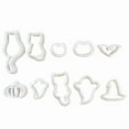 thumbnail image 1 of 10 Pcs Series Clay Cutter Pumpkins Clay Earring Cutter Pottery Tool, 1 of 8