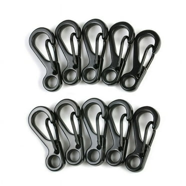 2-Pack Heart Shape Metal Carabiner Keychain – Cute Camping Clip & Keyring Hook