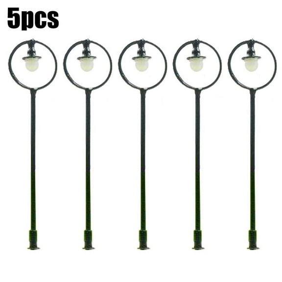 10 Pcs/Set LED Street Lamps Railway Lamp Posts Train Lamps Model H0 TT Scale
