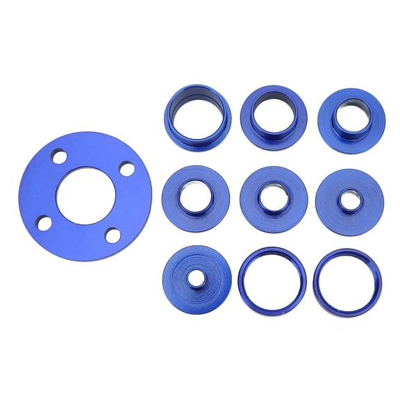 10 Pcs Set Router Template Guides Bushing High Strength Aluminum Alloy Router Bit Template Bushing Set
