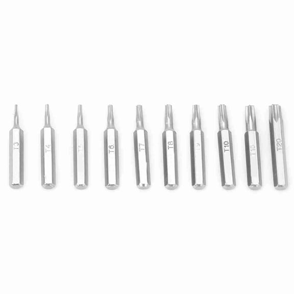 10 Pcs/Set Screwdriver Bits, Durable Star Screwdriver Bits, Simple To Use For Mobile Phones Electronics