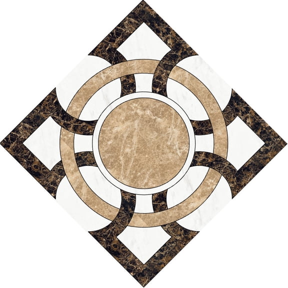 10 Pcs/Set Self Adhesive 3D Ceramic Tile Stickers, Self-Adhesive 3D Floor Art Decorative Corner Stickers For Home Flooring Renovation And Accent Decoration