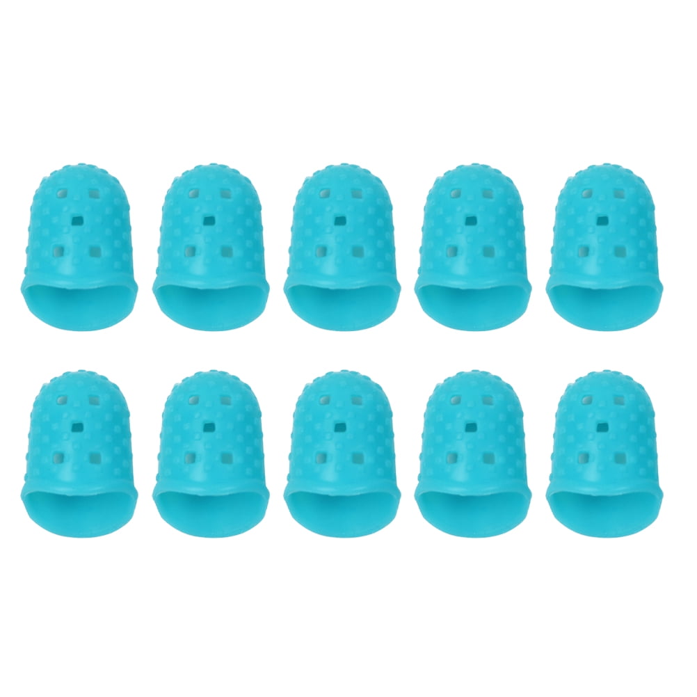 10 Pcs Sewing Finger Cots Baby Crib Resistant Guards Silicone