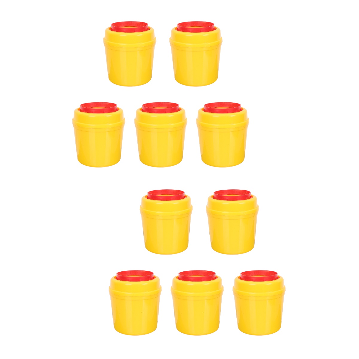 10 Pcs Sharp Instruments Barrels Garbage Can Syringe Trash Cans Sharps
