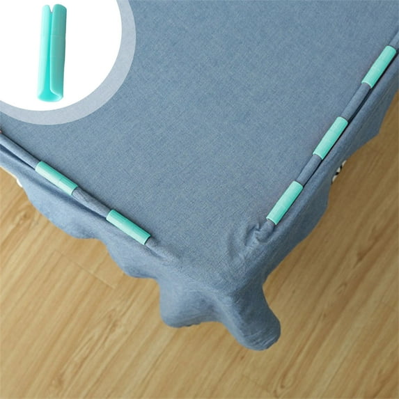 10 Pcs Sheet Fasteners Quilt Fastening Clips Anti-Run Bed Sheet Clips Easy Install Mattress Sheet Holders Buckles for Secure Fit Good Night's Sleep