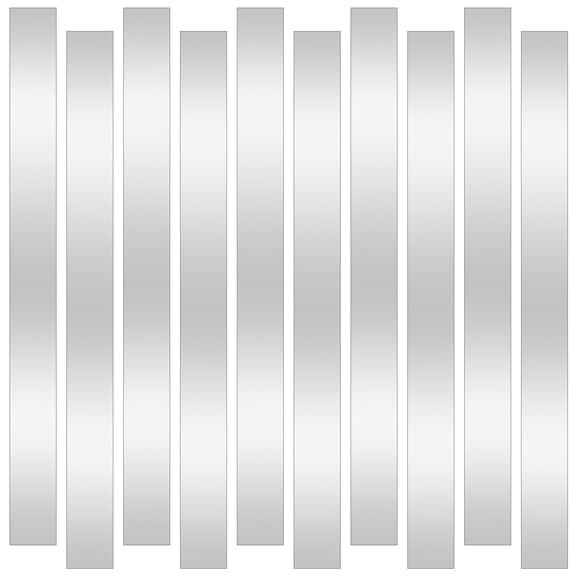 10 Pcs Sheet Metal Strips,12'' Length,1'' Width, 0.02'' Thickness,Thin Flat Metal Strips, 304 Stainless Steel Gap Filler, SS Strip, Shim Stock Sheets, Steel Machine Shim