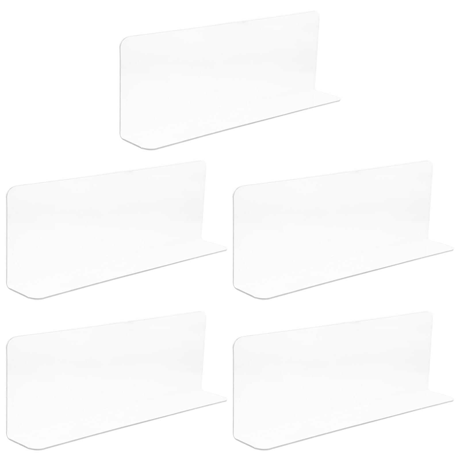 10 Pcs Shelf Dividers Plastic Divided Plates Commodity Classification