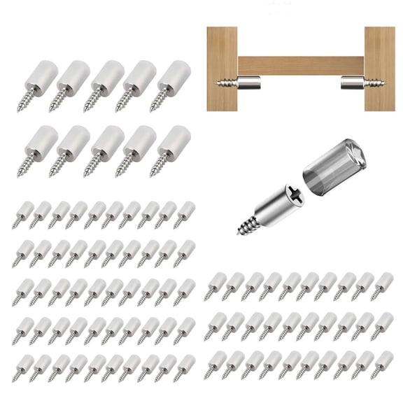10 Pcs Shelf Pins with Non-Slip Sleeve,Self Tapping Screw Shelf Support Pegs for Kitchen & Bookcase Shelf Cabinet Furniture Closet Bracket Pegs