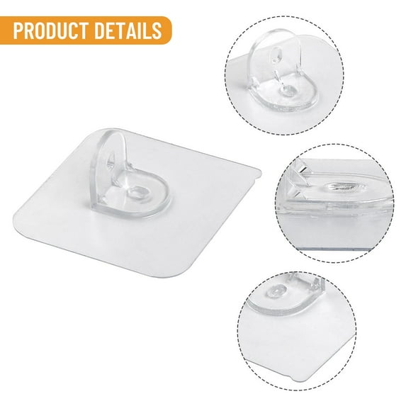 10 Pcs Shelf Support Self-Adhesive Bracket Wardrobe Cabinet Shelves Holders