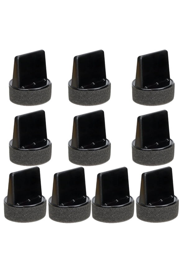 10 Pcs Shine Shoes Sponge Applicators Foam Dauber Shoe Polish Applicator Brush Leather Shoes Boots Care Cloths Suede Cleaner(10 Pcs)