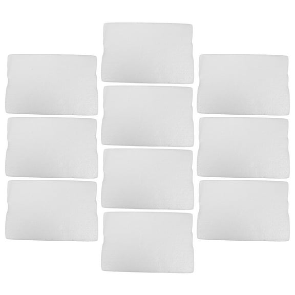 BESTYASH 10Pcs Flexible White Foam Inserts Packing Liner Easy Disposal and Storage