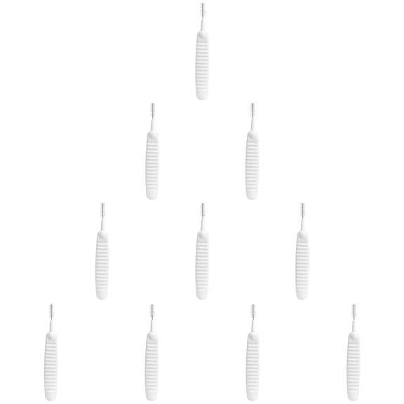 10 Pcs Shower Head Cleaning Brush Set, Anti-Clogging Small Hole Cleaner, Ergonomic Handle, Rust-Resistant Tool for Faucet Nozzles, Kitchen Sinks, Bathroom Fixtures, Cleans 0.28 in Plus Apertures