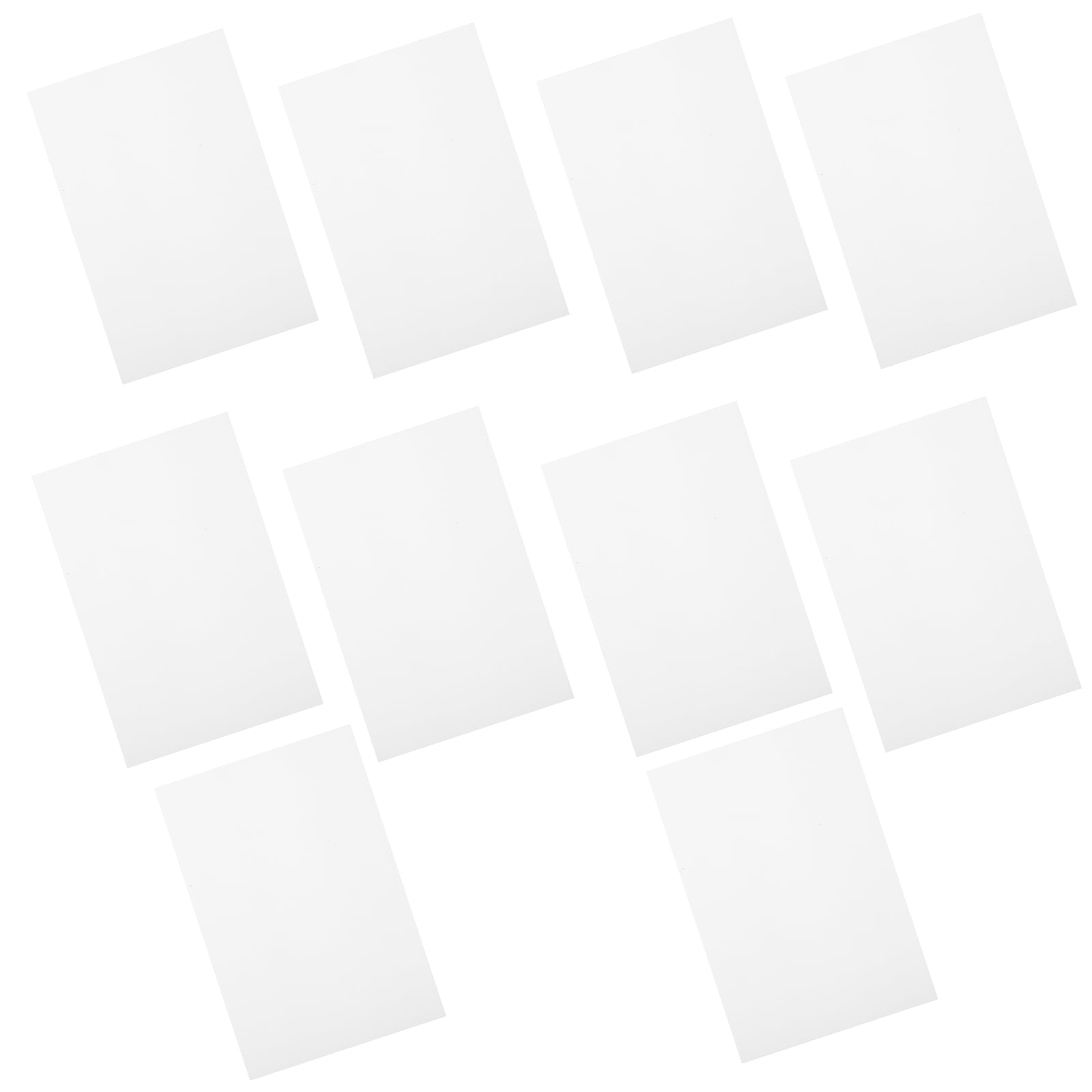 10 Pcs Shrink Plastic Sheet Crafts Heat Shrinkable Sheets Pvc Child