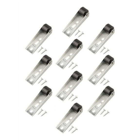10 Pcs Silent Side Mounted Directional Roller Vertical Directional Track Pulley Effortless Slide Door Single Wheel Casters