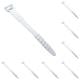 thumbnail image 1 of 10 Pcs Silicone Cable Ties, 4.5" Adjustable Cord Organizer Straps, Elastic Cable Binders, Multi-Purpose Cord Organizer, Multi Color Wire Management Fasteners, Durable Cable Tidy Wraps, 1 of 7