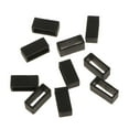 thumbnail image 1 of 10 Pcs Silicone Loops Watch Strap Replacement Retainer Holder 8mm - Black 20mm, 20mm, 1 of 7