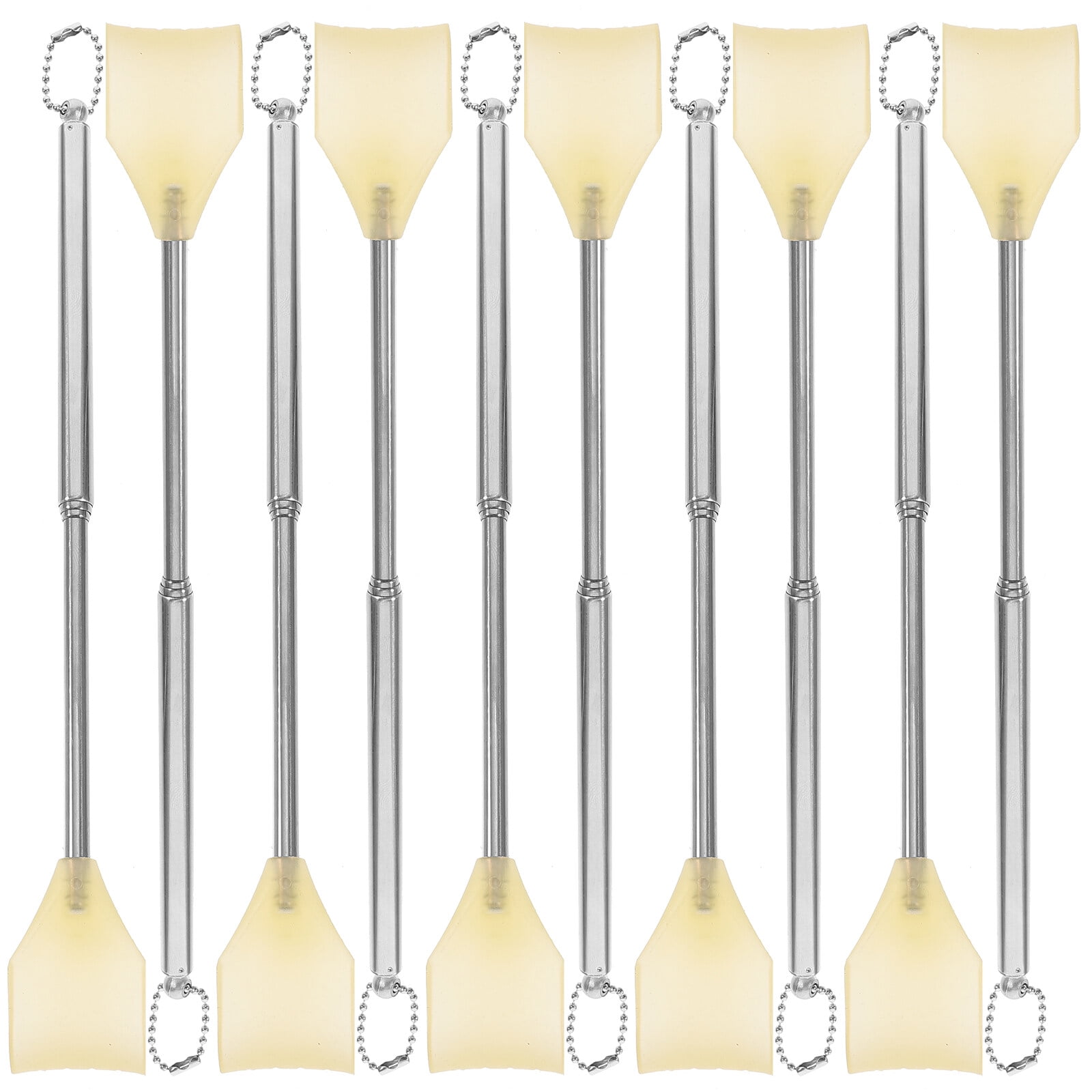 10 Pcs Skin Itching Stick Stainless Steel Spatula Handheld Back