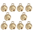thumbnail image 1 of 10 Pcs Small Brass Bell Bell Ornament Wall Hangings Mini Bells Brass Bells Lucky Bell Craft Bells, 1 of 6