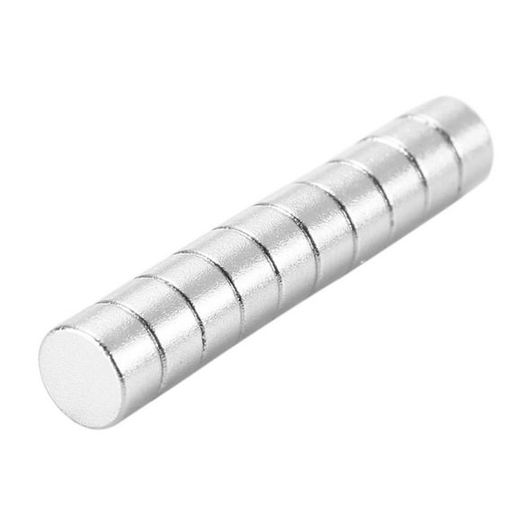 10 Pcs Small Magnets, 2mm Height, Mini Magnets for Miniatures, DIY, Office, Crafts and Science