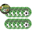 thumbnail image 1 of 10 Pcs Soccer Paper Plates Birthday Party Supplies Disposable 9 Inch Dinner Plate for Sports Birthday Party Soccer Fans Decorations, 1 of 6