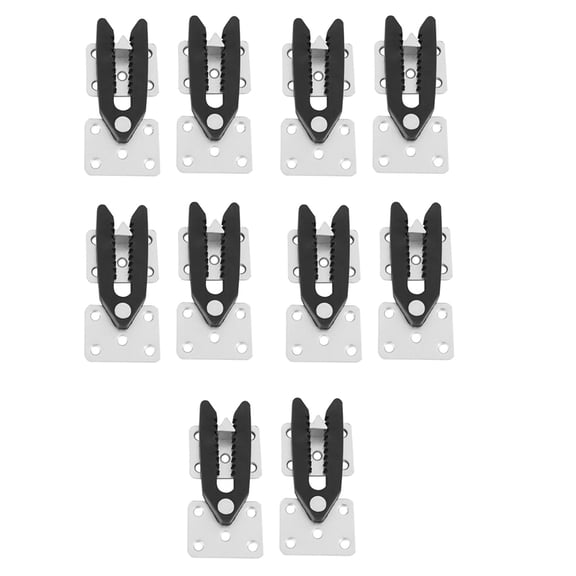 10 Pcs Sofa Couch Sectional Furniture Connector Joint Snap Alligator Style