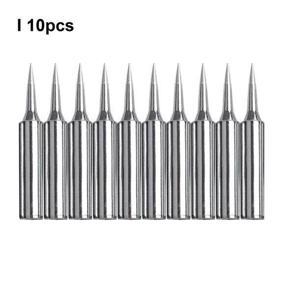 10 Pcs Soldering Iron Head Internal Heating Metal Soldering Iron Tips For 936/937/938/969/852/858/952 Soldering Station
