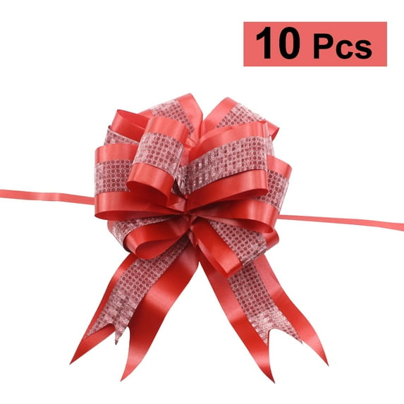 Red Ribbon for Gift Wrapping and Tying 10pcs Great for Wedding Birthday DIY Projects