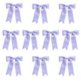 thumbnail image 1 of 10 Pcs Solid Color Satin Bow, 4.9x5.9 Inch Premade Ribbon Bows, with Twist Ties, Elegant Satin Ribbon Bows for Wedding, Florist Decor, Cake Pops, Christmas Tree, Gift Wrapping, Party Favors, 1 of 6